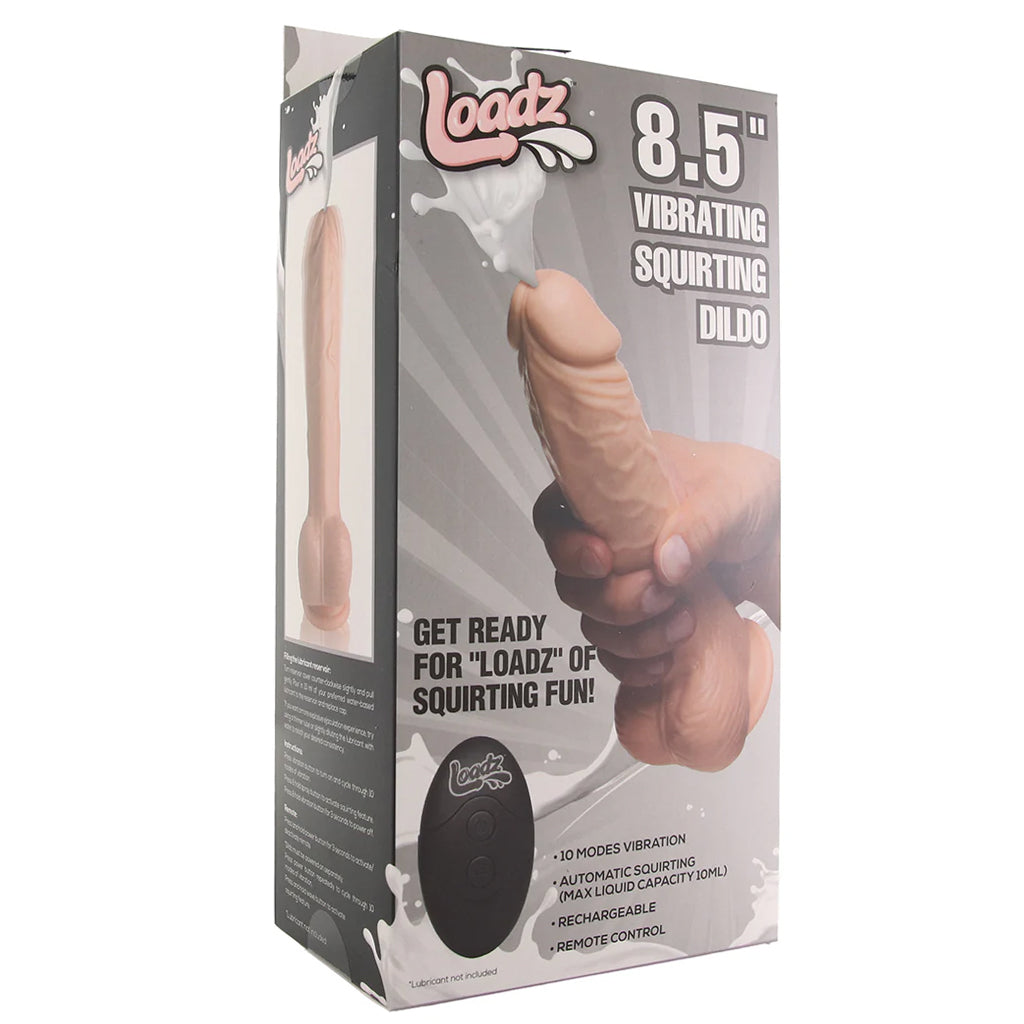 XR Brands Loadz 8.5 Inch Vibrating Squirting Dildo - Vibrators - HoneyHugs Canada (View 9)