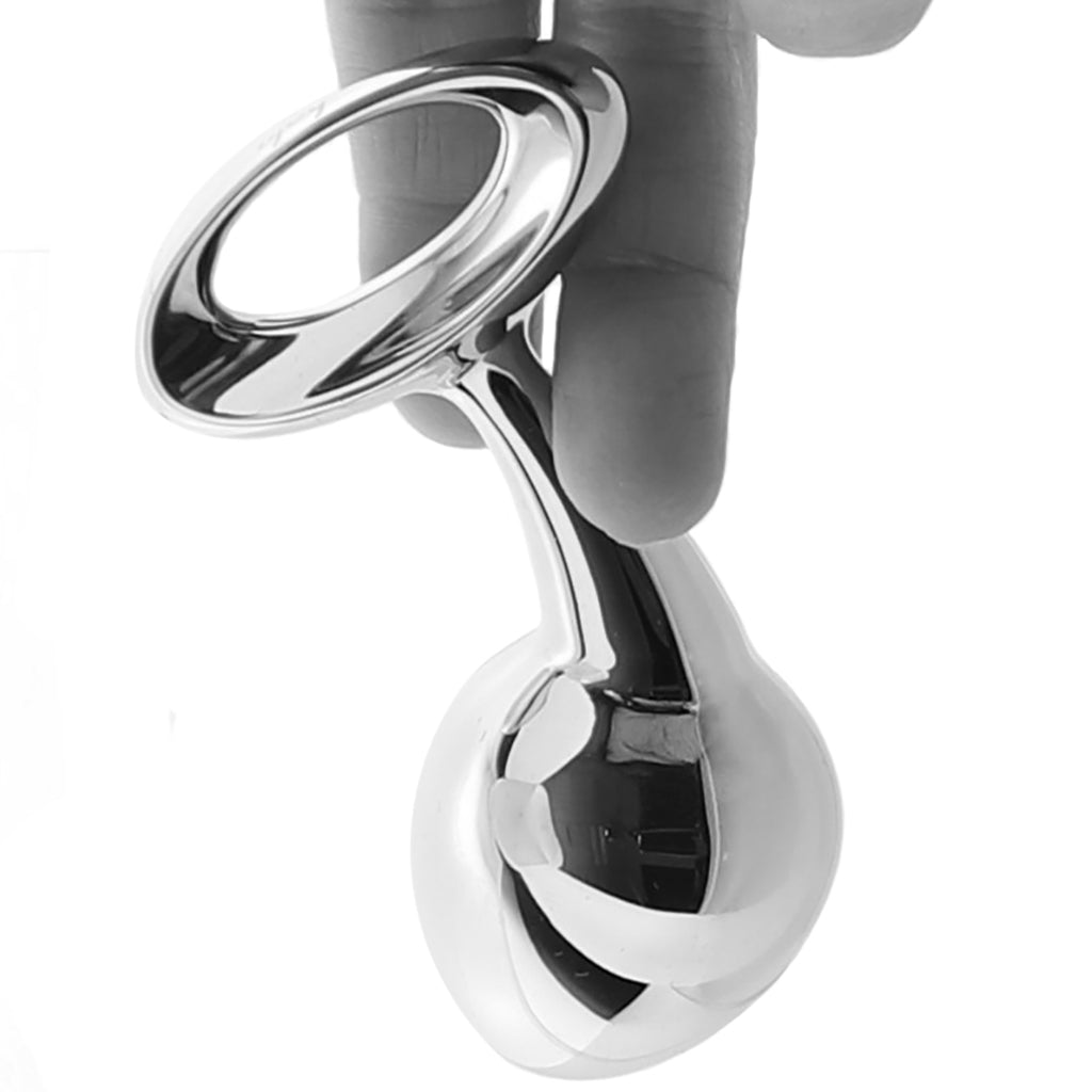 nJoy Pure Plug Large: Indulge in Luxurious Stainless Steel Anal Fullness
