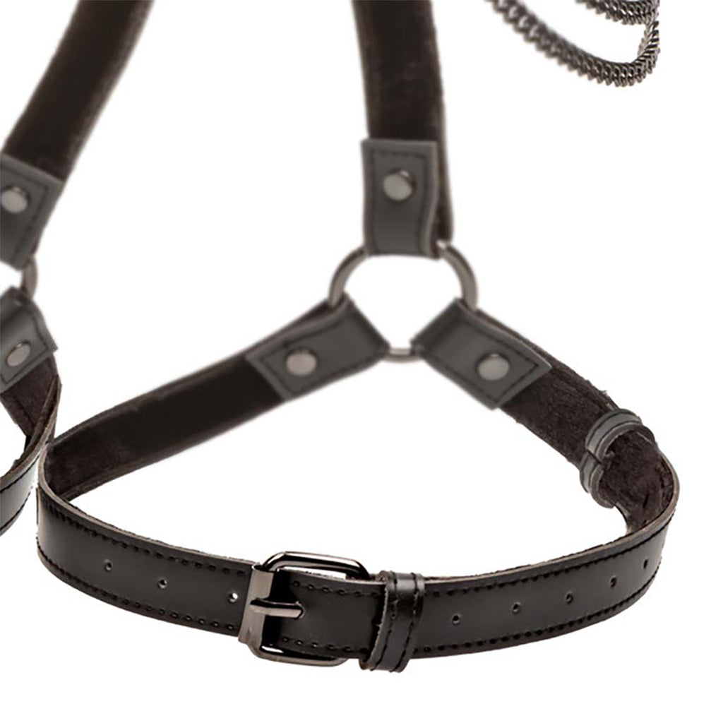 Euphoria XL Multi-Chain Thigh Harness: Opulent Fetish & Fashion Accent