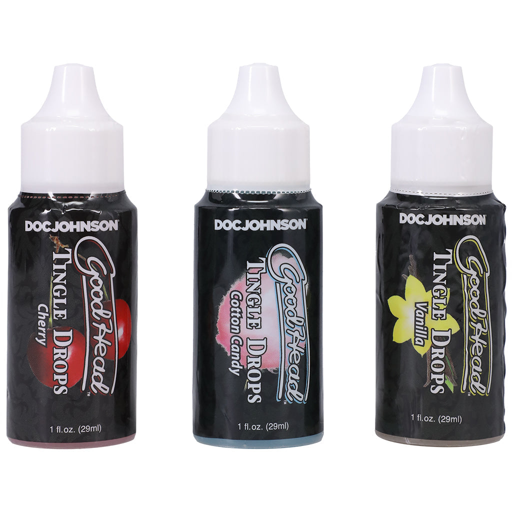GoodHead Tingle Drops: Menthol-Infused Flavored Oral Enhancer Trio
