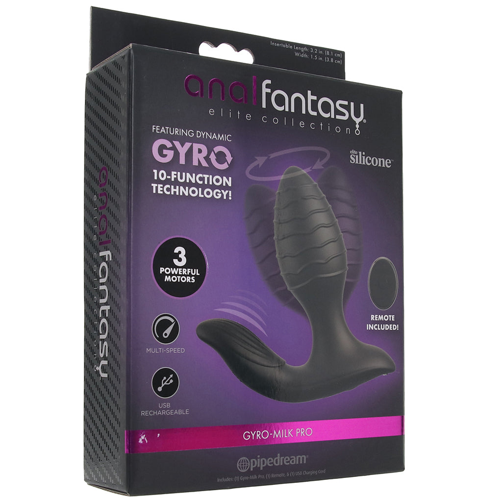 Anal Adventures Anal Fantasty Gyro-Milk Pro Vibrating Plug - Anal Toys - HoneyHugs Canada (View 9)