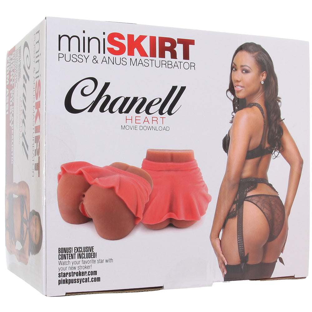 Pornstar Signature Series Chanell Heart Mini Skirt Pussy & Anus Masturbator - Male Masturbators - HoneyHugs Canada (View 6)