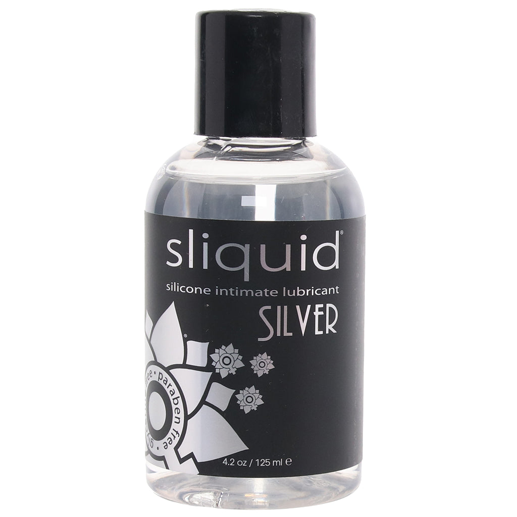 Silver Silicone Intimate Lubricant in 4.2oz/125ml