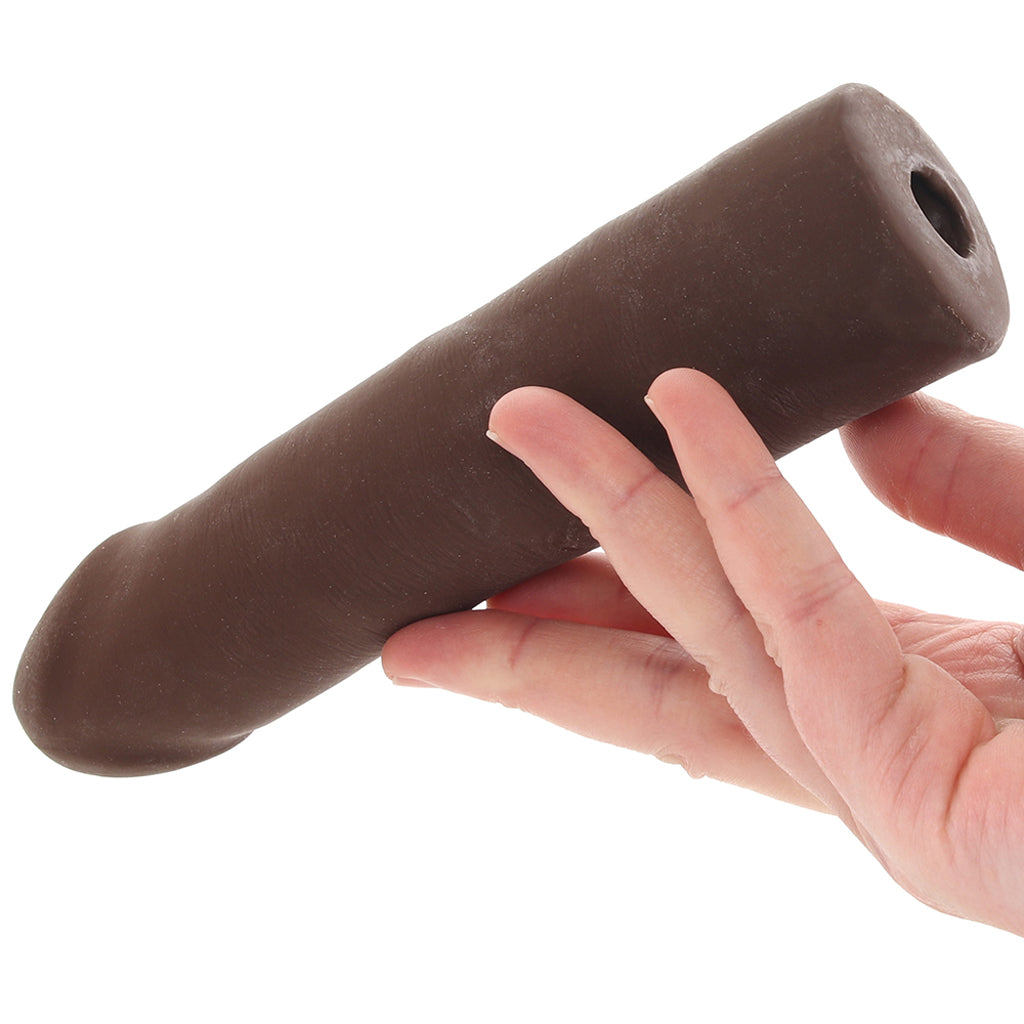 Doc Johnson The Realistic 7 Inch Cock in Chocolate - Vibrators - HoneyHugs Canada (View 4)