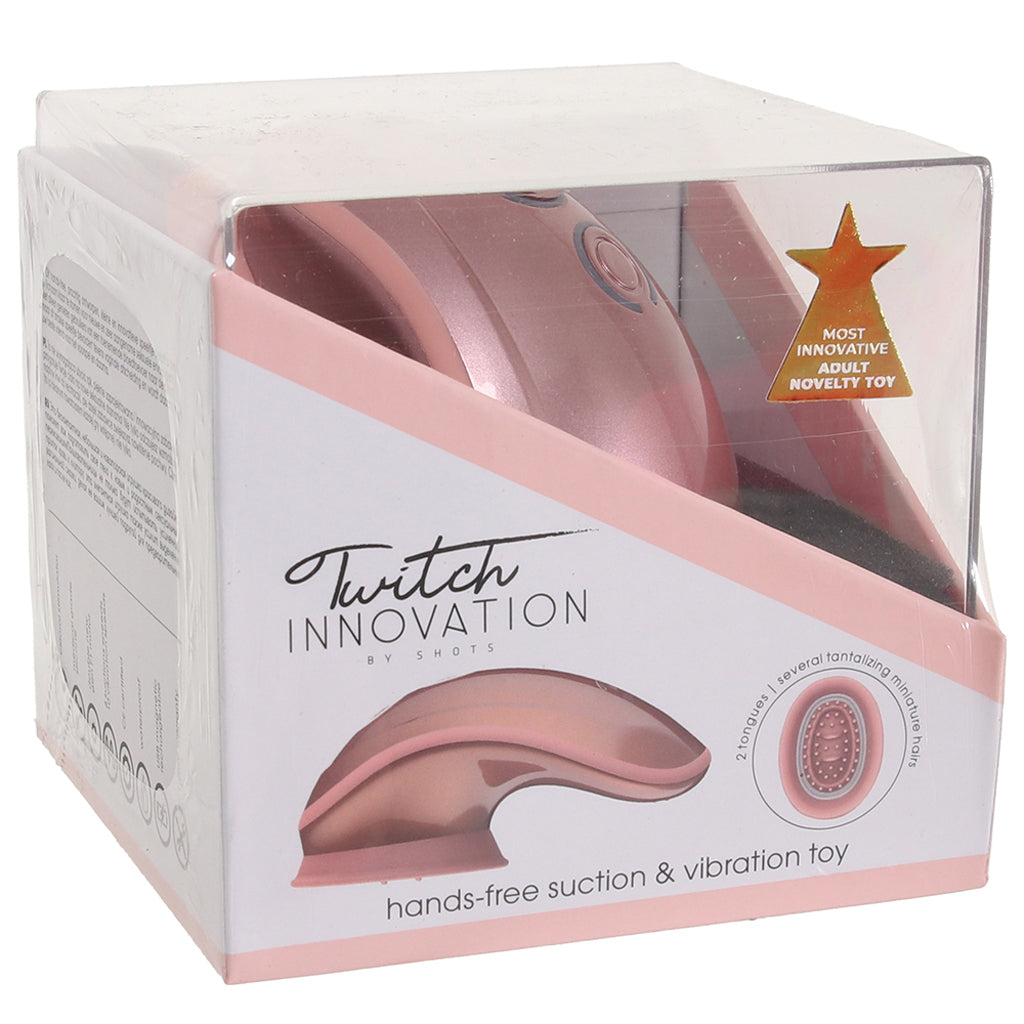 Twitch Innovation Hands Free Suction & Vibration Toy