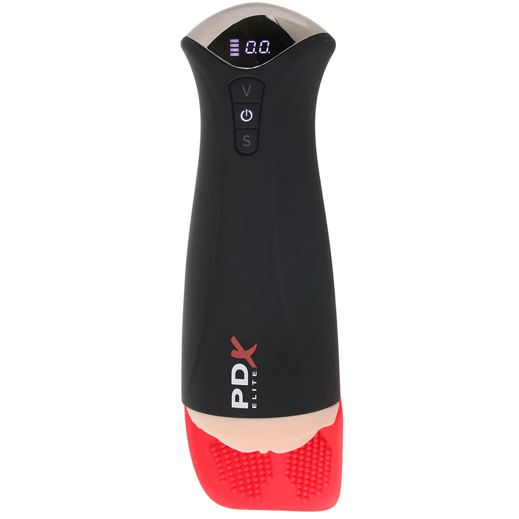 Pipedream PDX Elite Fap-O-Matic Pro XL Suction Stroker in Light - Male Masturbators - HoneyHugs Canada (View 5)
