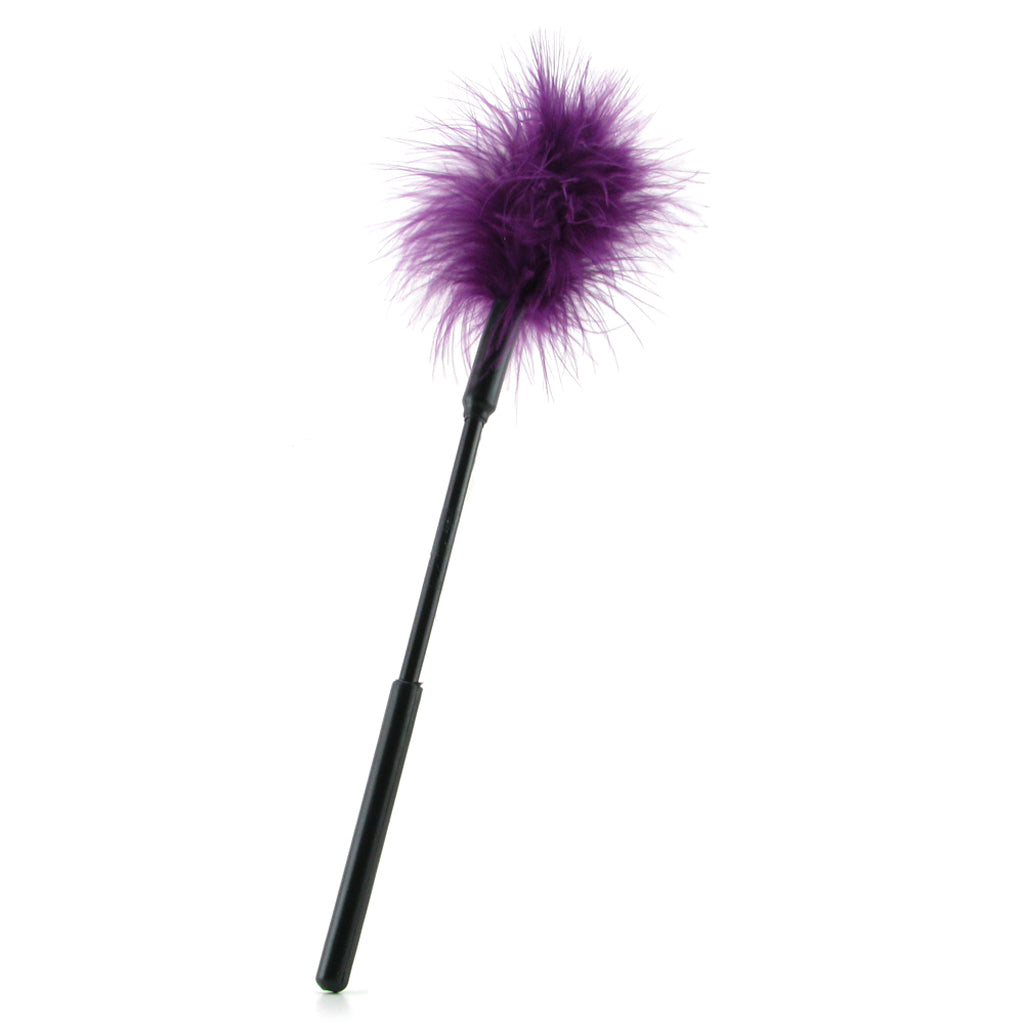 Sex & Mischief Purple Feather Tickler | Luxurious 7-Inch Sensual Play