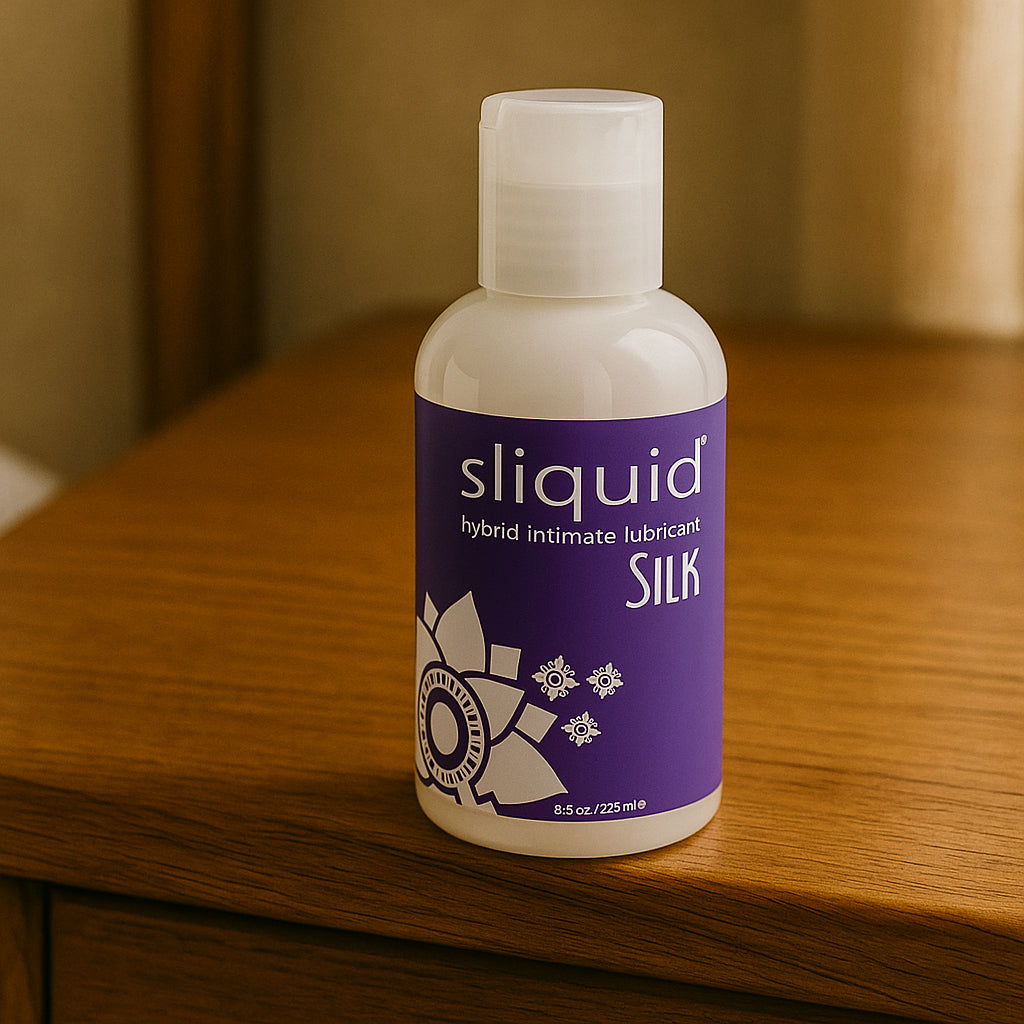 Sliquid Naturals Silk Hybrid Lubricant 8.5oz – Unrivaled Silky Smoothness for Intimate Pleasure