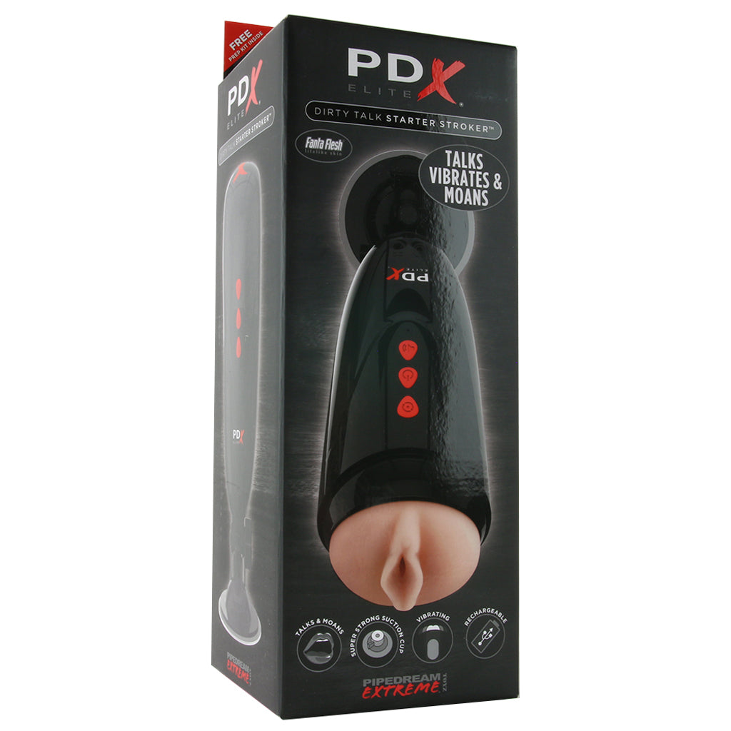 Pipedream Extreme Toyz Dirty Talk Interactive Starter Stroker - Male Masturbators - HoneyHugs Canada (View 6)