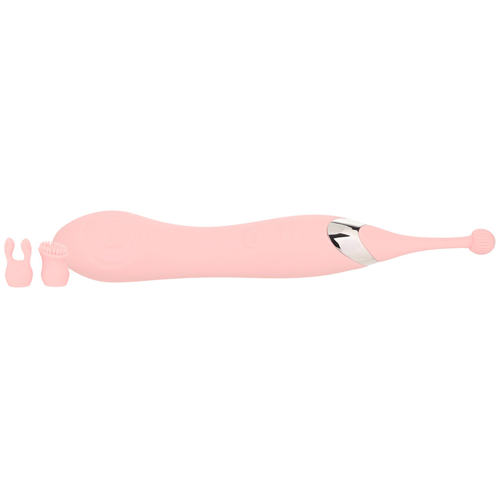 Nasstoys Clit-Tastic Double Sided Teaser with Attachments - Vibrators - HoneyHugs Canada (View 5)