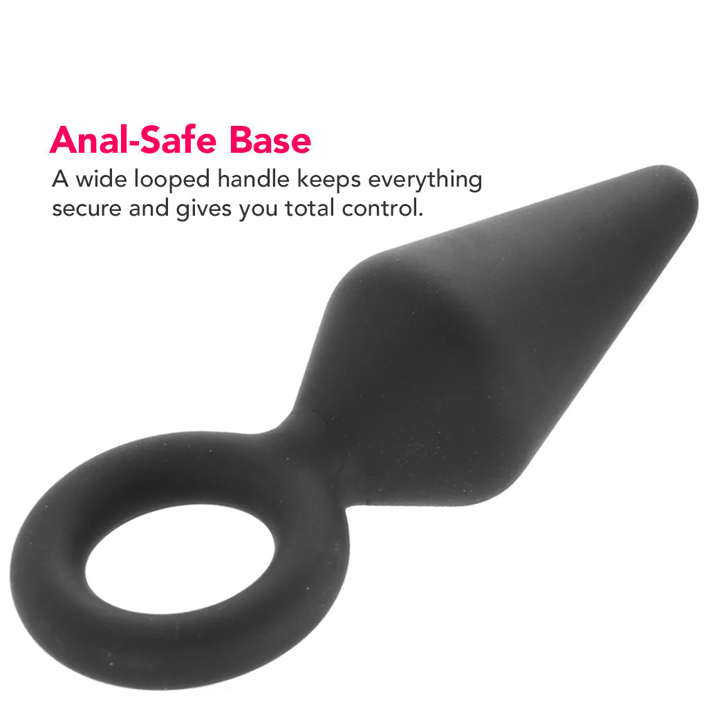 Anal Adventures Platinum Loop Plug in Small