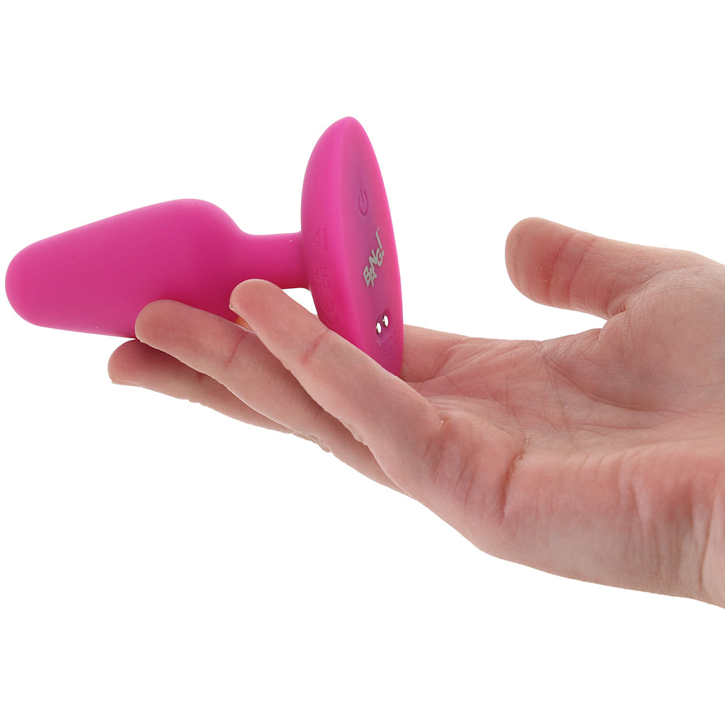 Bang! Bang! Vibrating Silicone Butt Plug in Pink - Vibrators - HoneyHugs Canada (View 4)