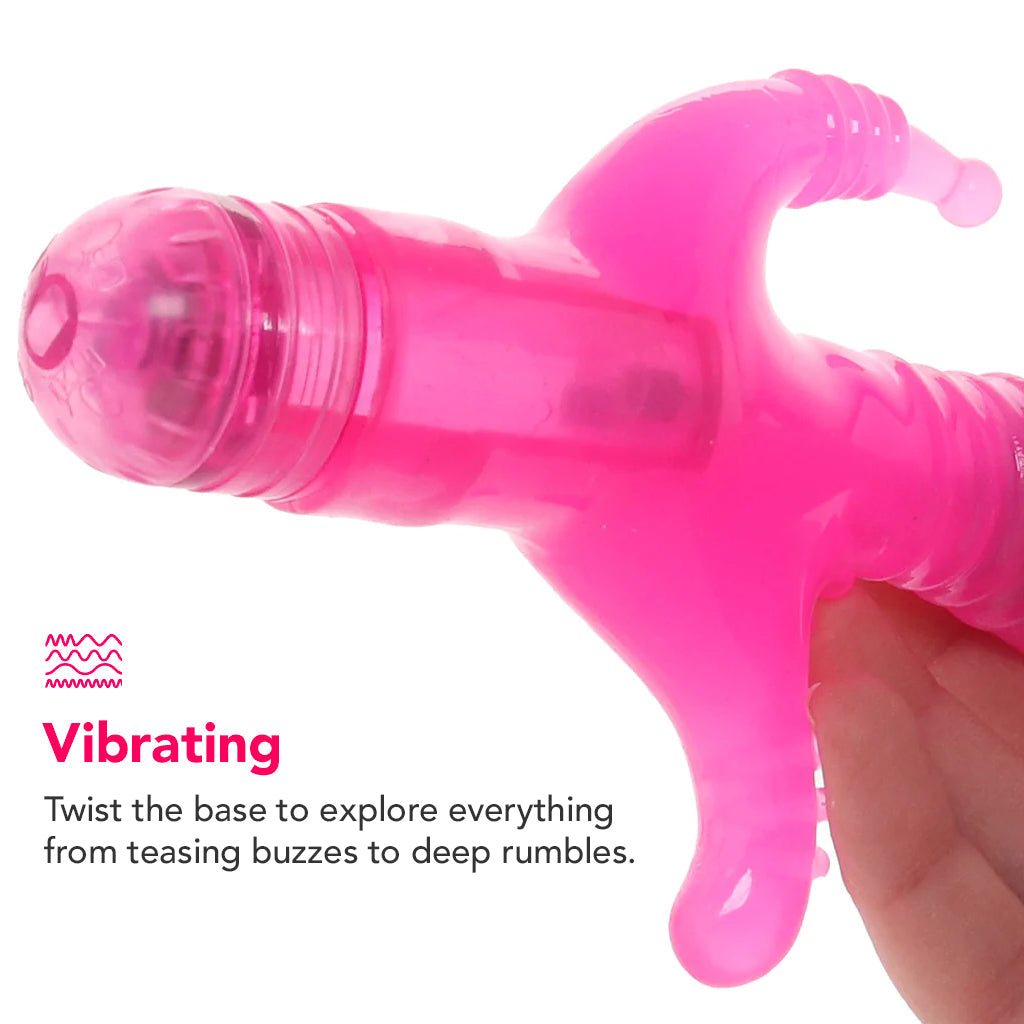 CalExotics Triple Tease Vibe in Pink - Vibrators - HoneyHugs Canada (View 6)