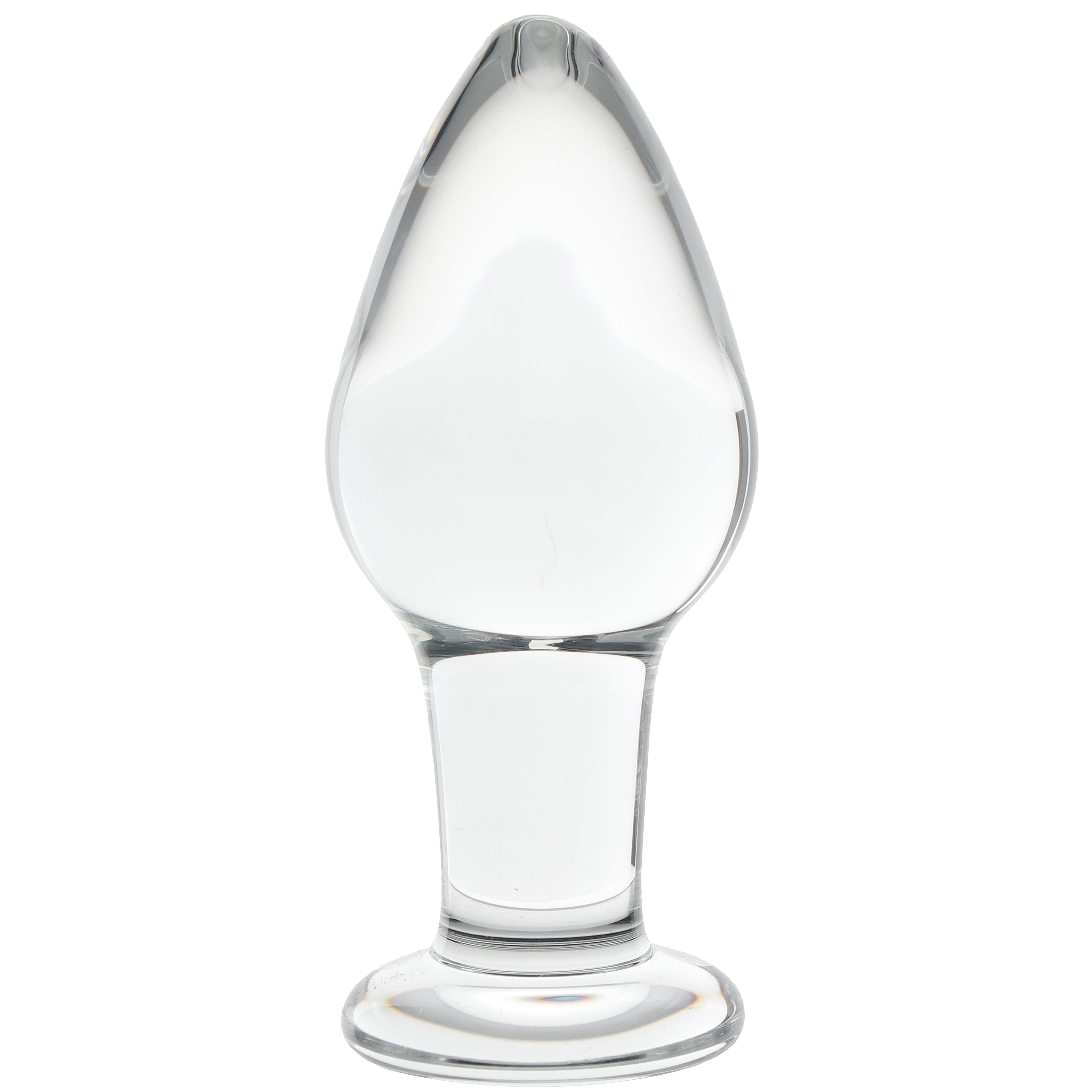 Clarity Utopian Bud Glass Butt Plug