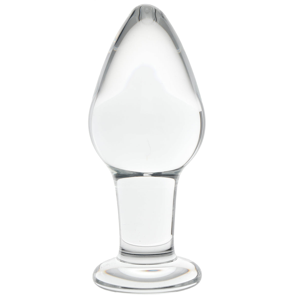 Clarity Utopian Bud Glass Butt Plug