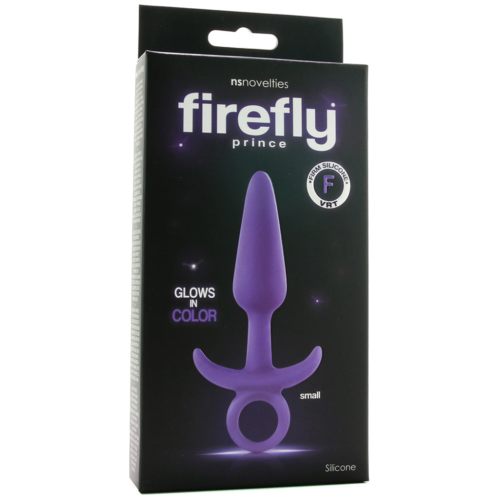 Firefly Prince Small Butt Plug: Glowing Purple for Gentle, Luxurious Anal Exploration