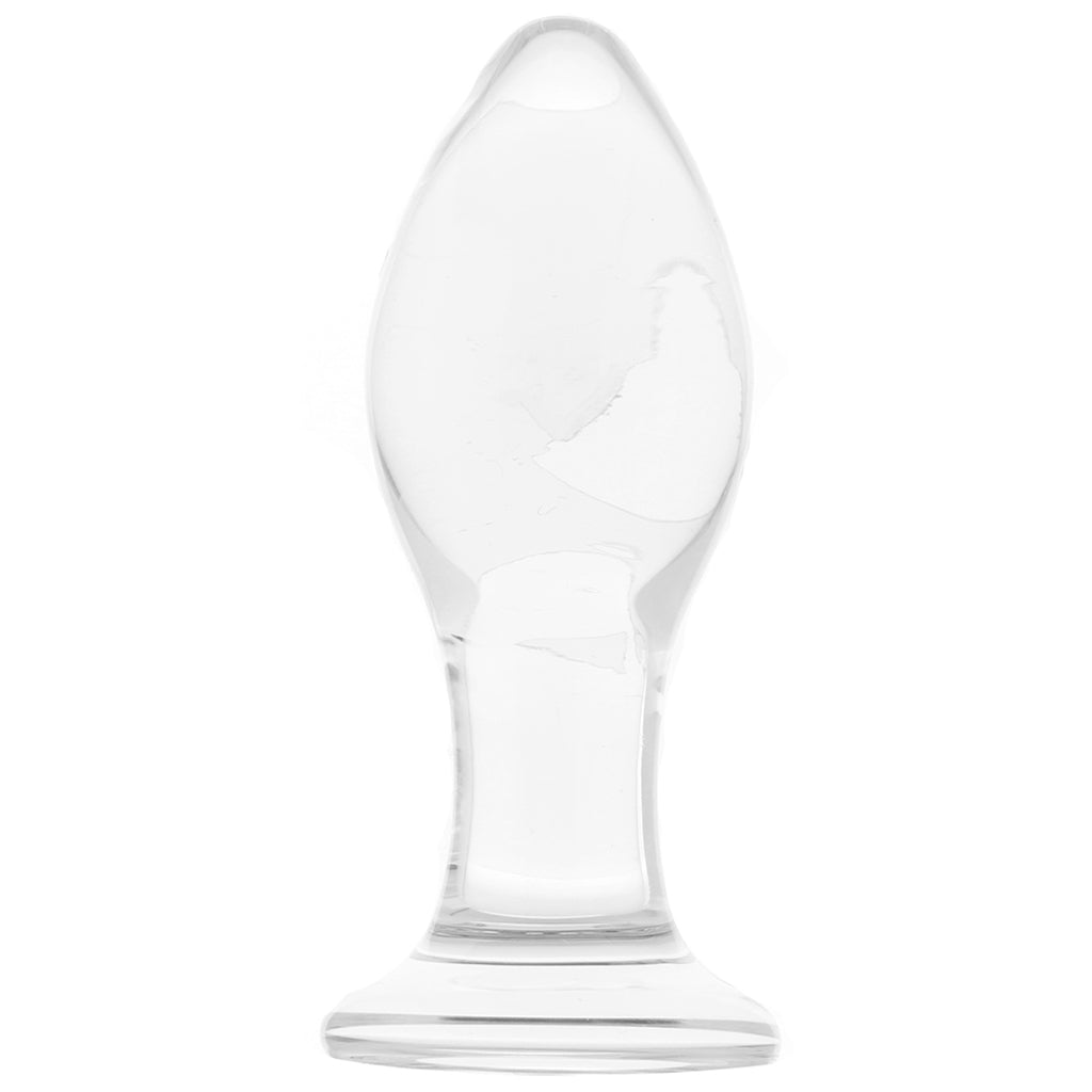 gläs 4-Inch Classic Glass Butt Plug – Elegance & Gentle Exploration