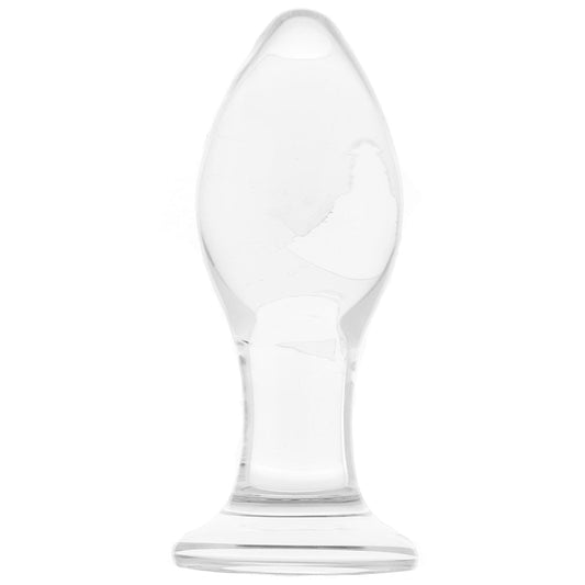 gläs 4-Inch Classic Glass Butt Plug – Elegance & Gentle Exploration