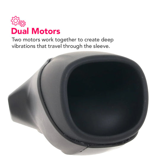 Satisfyer Men Vibration Stroker in Black