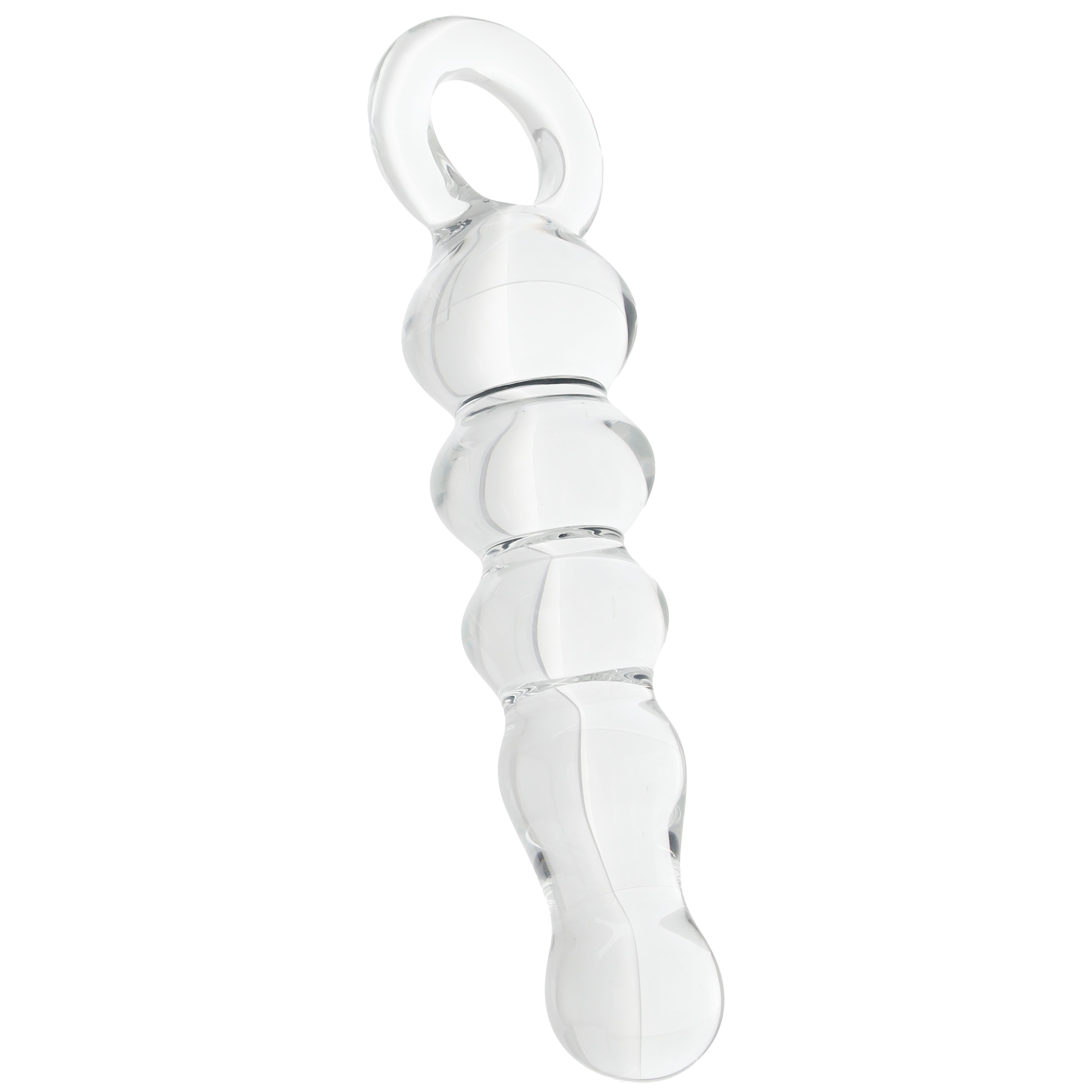 Clarity Hera's Tryst Beaded Glass Dildo