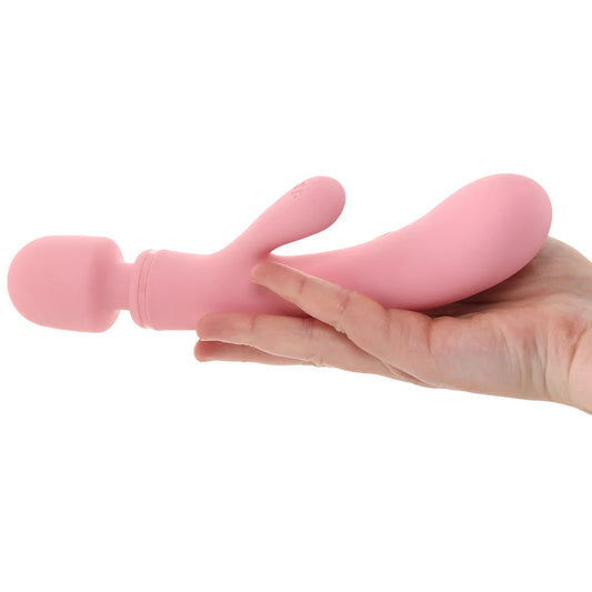 Satisfyer Satisfyer Triple Lover Rabbit Wand Hybrid Vibe in Pink - Magic Wands - HoneyHugs Canada