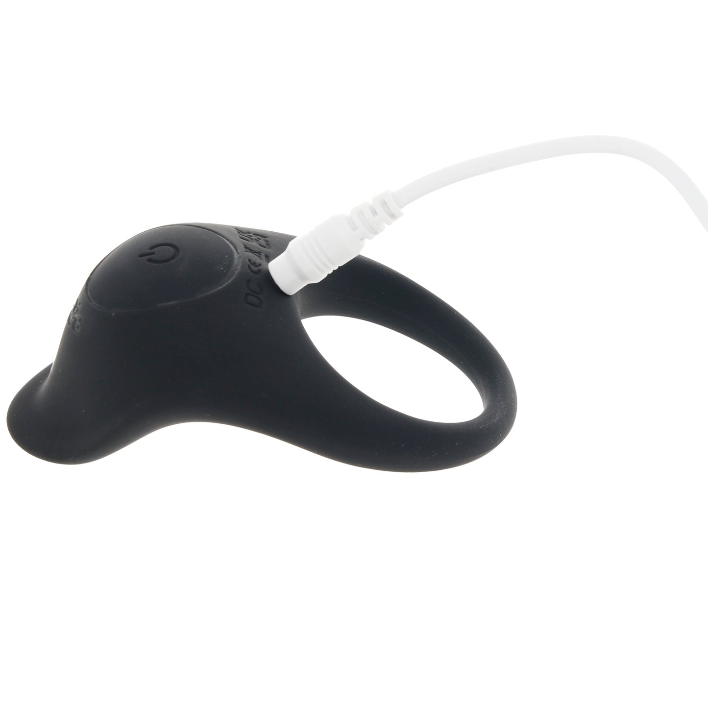 Bang! Vibrating Silicone Cock Ring in Black