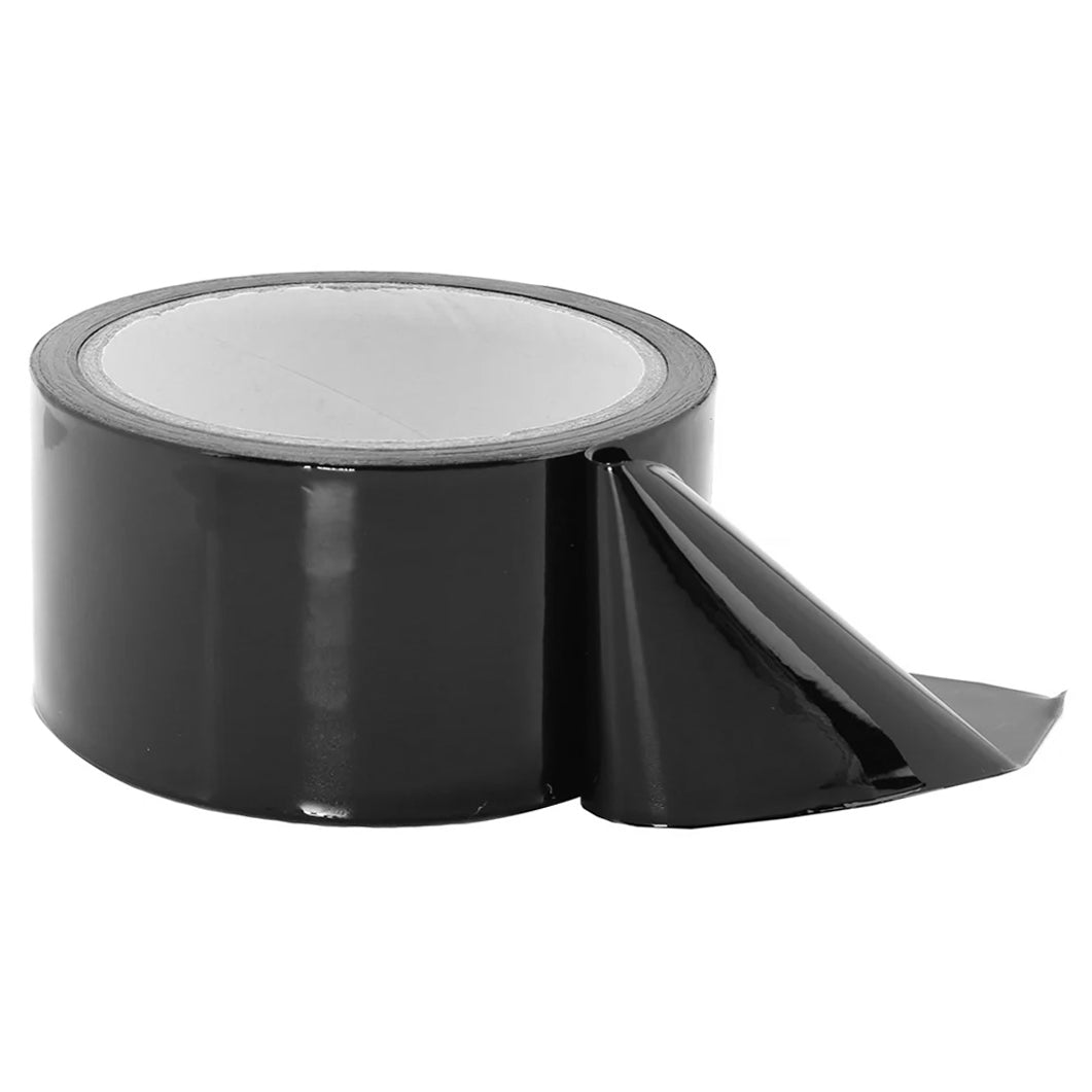 Temptasia 60ft Luxe Black Bondage Tape: Self-Adhering, Residue-Free Restraint for Exquisite Play