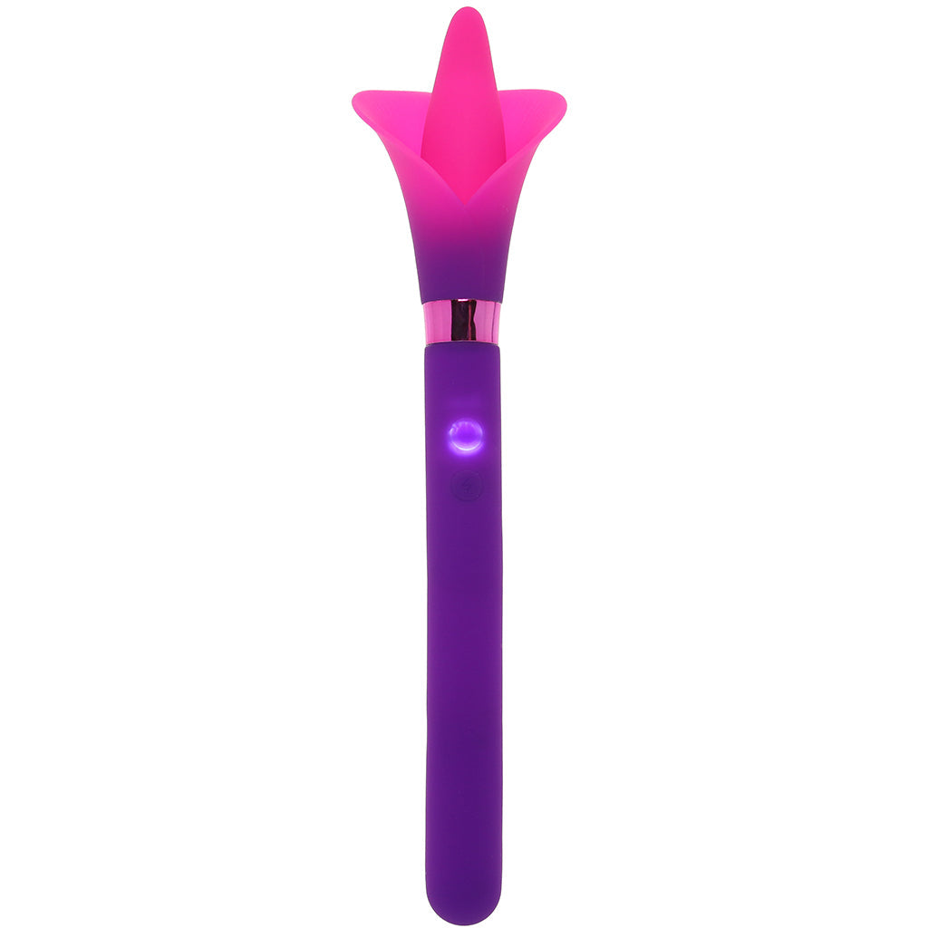 Maia Vala Fiercely Powerful Silicone Flower Vibe in Purple - Vibrators - HoneyHugs Canada