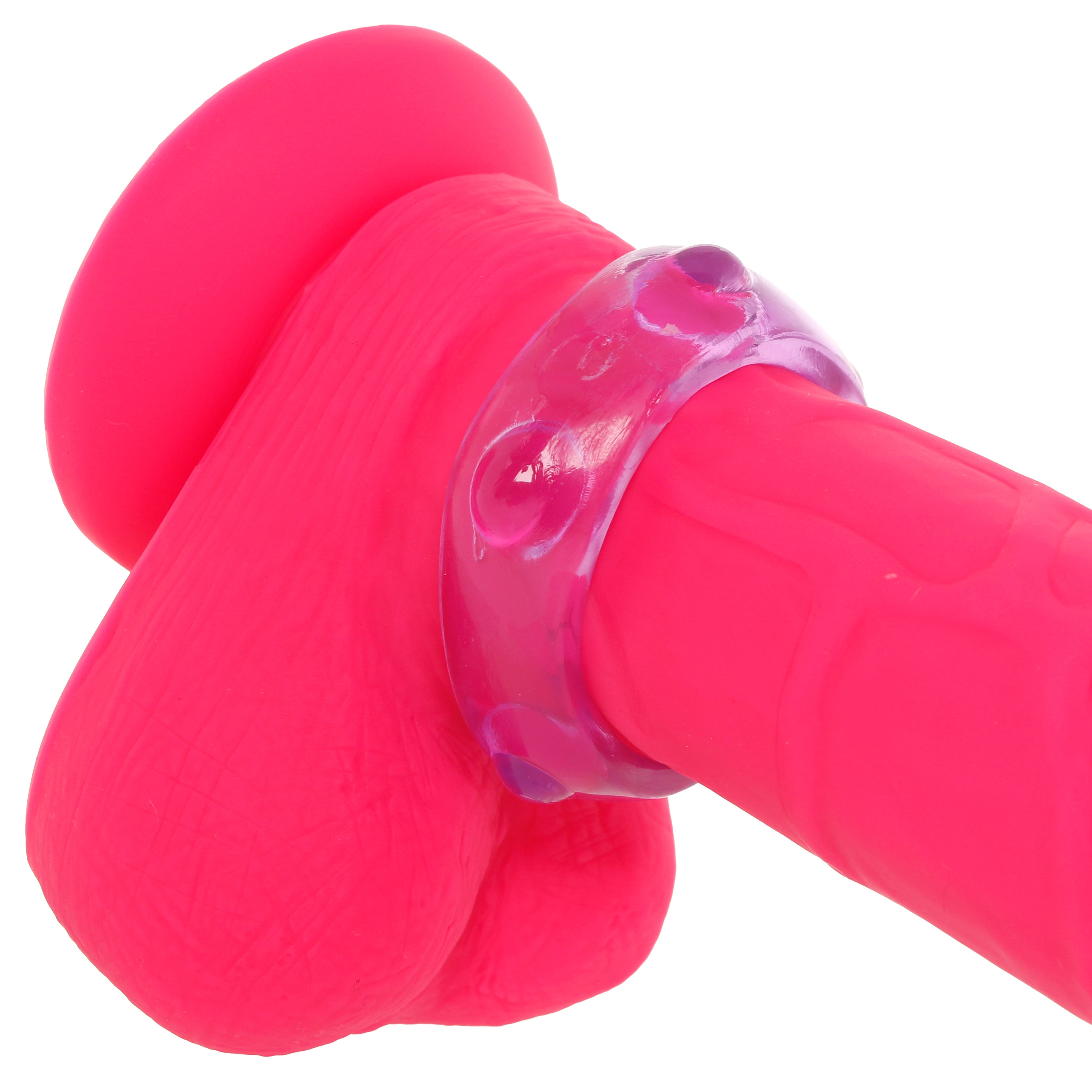 Crystal Jellies Performance Cock Ring Set in Purple