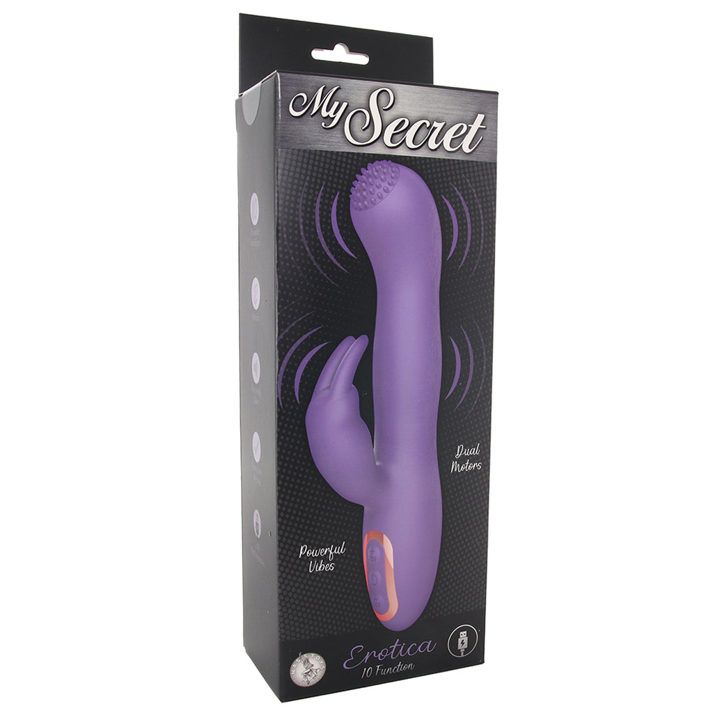 Nasstoys My Secret Erotica Rabbit Vibe - Vibrators - HoneyHugs Canada (View 6)