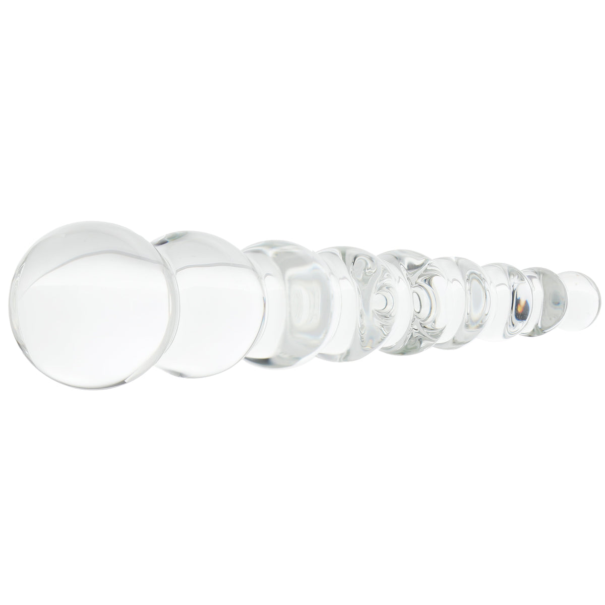 Clarity Elysian Pearls Beaded Glass Dildo