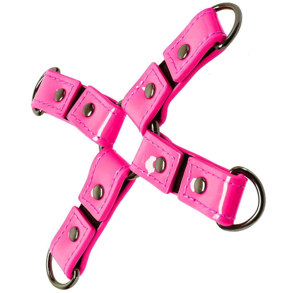 Electra Play Things Radiant Neon Pink Hog Tie Restraint