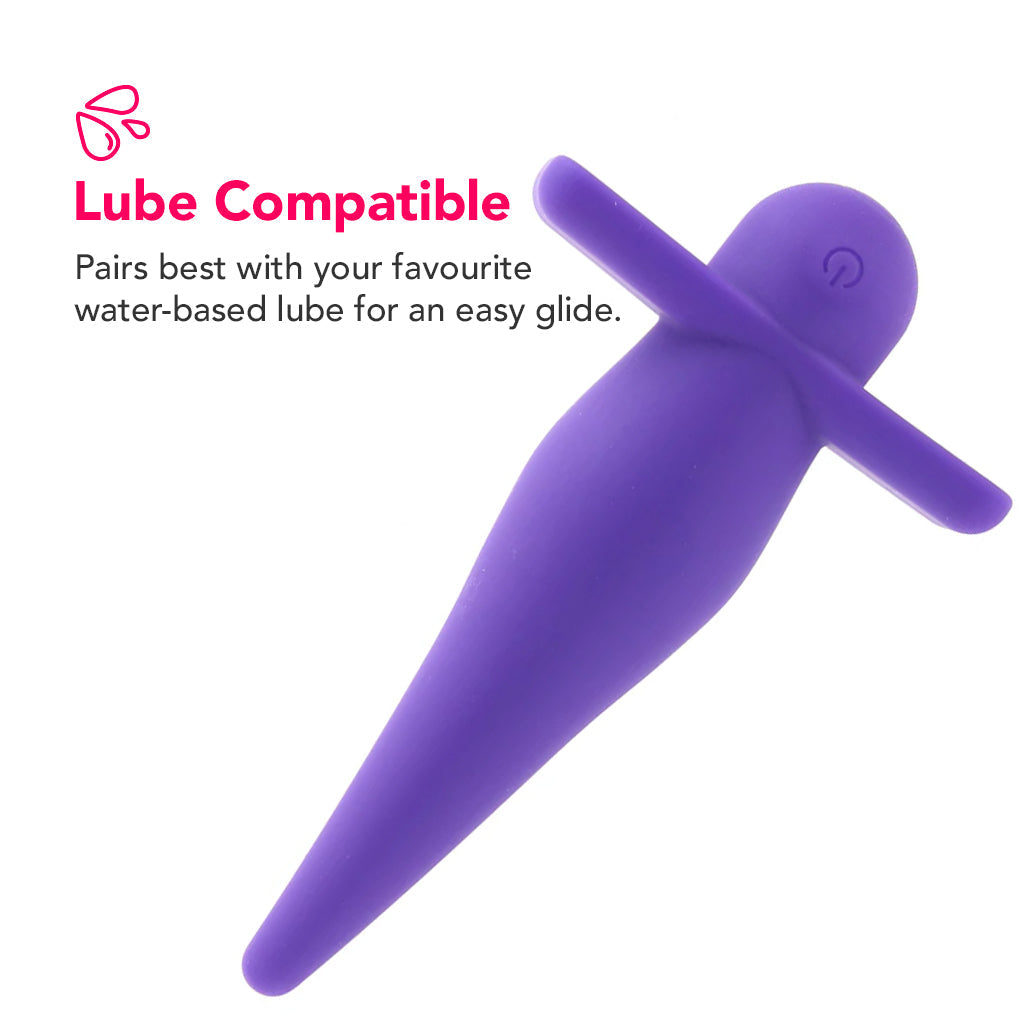 CalExotics Rechargeable High Intensity Anal Probe in Purple - Vibrators - HoneyHugs Canada (View 3)