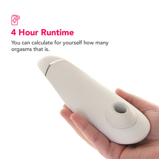 Womanizer Womanizer Premium 2 Pleasure Air Stimulator in Gray - Vibrators - HoneyHugs Canada (View 2)