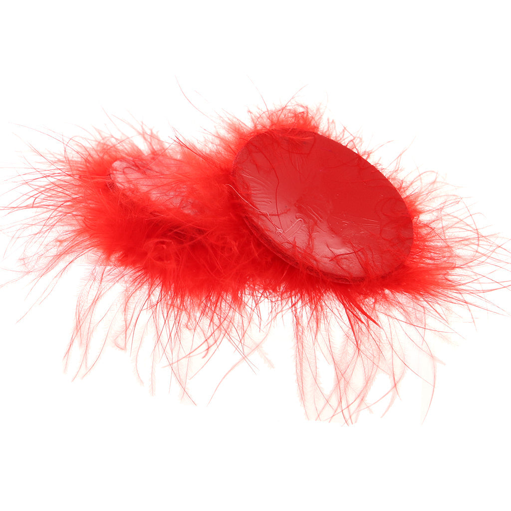 Nipple Couture Red Marabou Covers