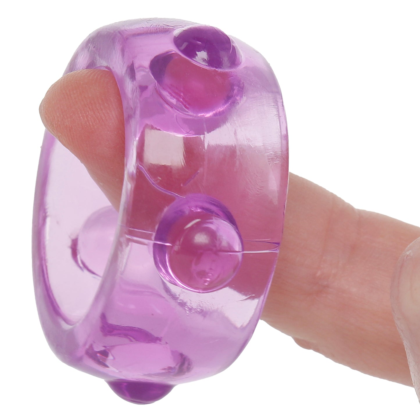 Crystal Jellies Performance Cock Ring Set in Purple