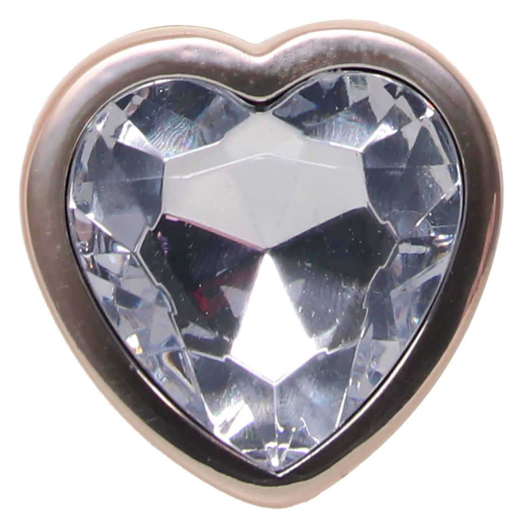 Booty Bling Gold Metal Jewelled Butt Plug in Small