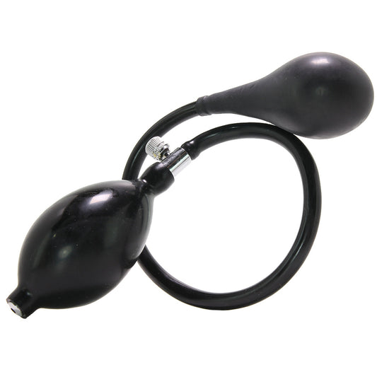 Frisky Black Inflatable Stimulator: Customizable Anal Pleasure & Depth