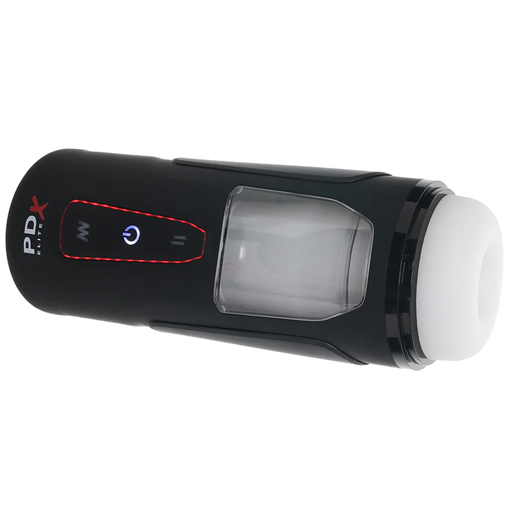 Pipedream Extreme Toyz PDX Elite Milk Me Hotter Auto Stroker with Heating Base - Male Masturbators - HoneyHugs Canada