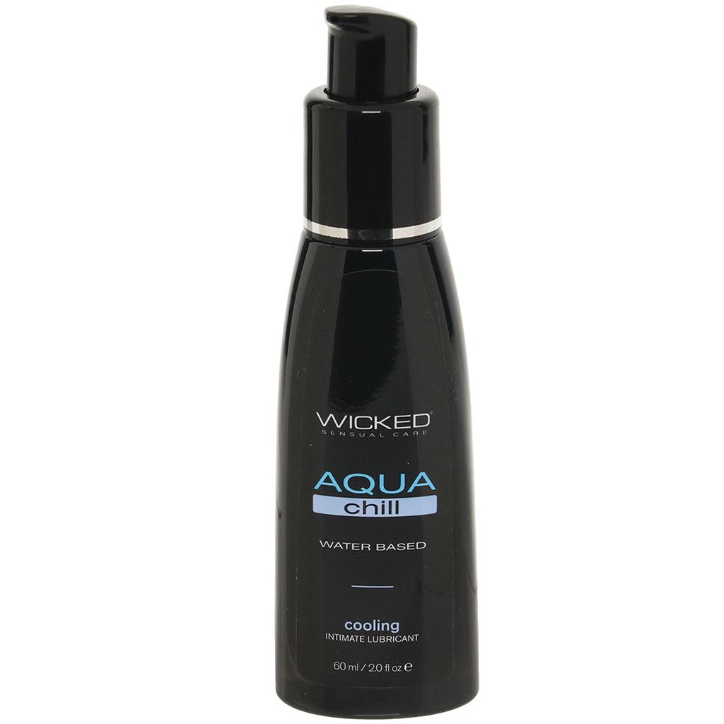 Wicked Sensual Care Aqua Chill: Cooling Water-Based Lube for Electrifying Tingles & Enduring Pleasure