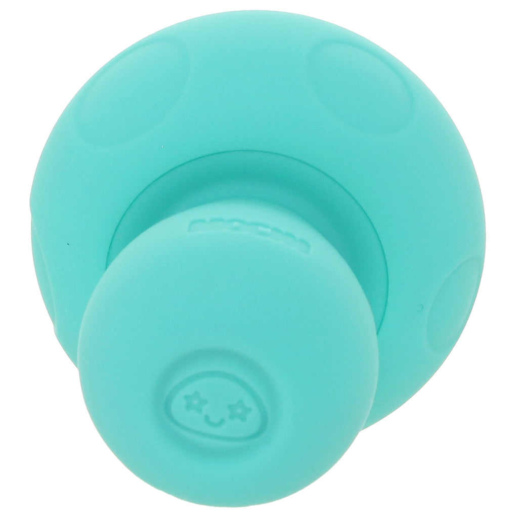 Doc Johnson Mochi Silicone Mushroom Mini Vibe in Teal - Vibrators - HoneyHugs Canada (View 8)
