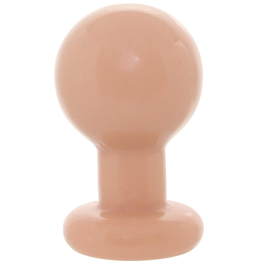 The Classic Large Round Butt Plug in Cream
