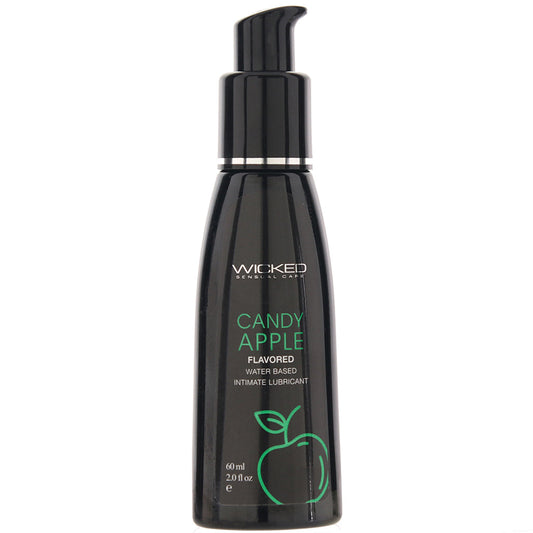Aqua Lube Candy Apple Edible Water-Based Lubricant | Sweet Flavored Intimacy