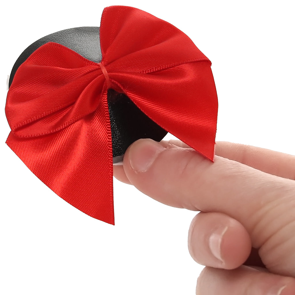 Nipple Couture Red Bow Covers