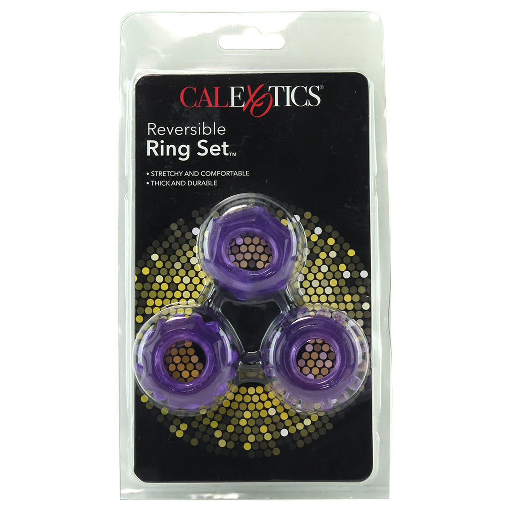 Reversible Cock Ring Set in Purple