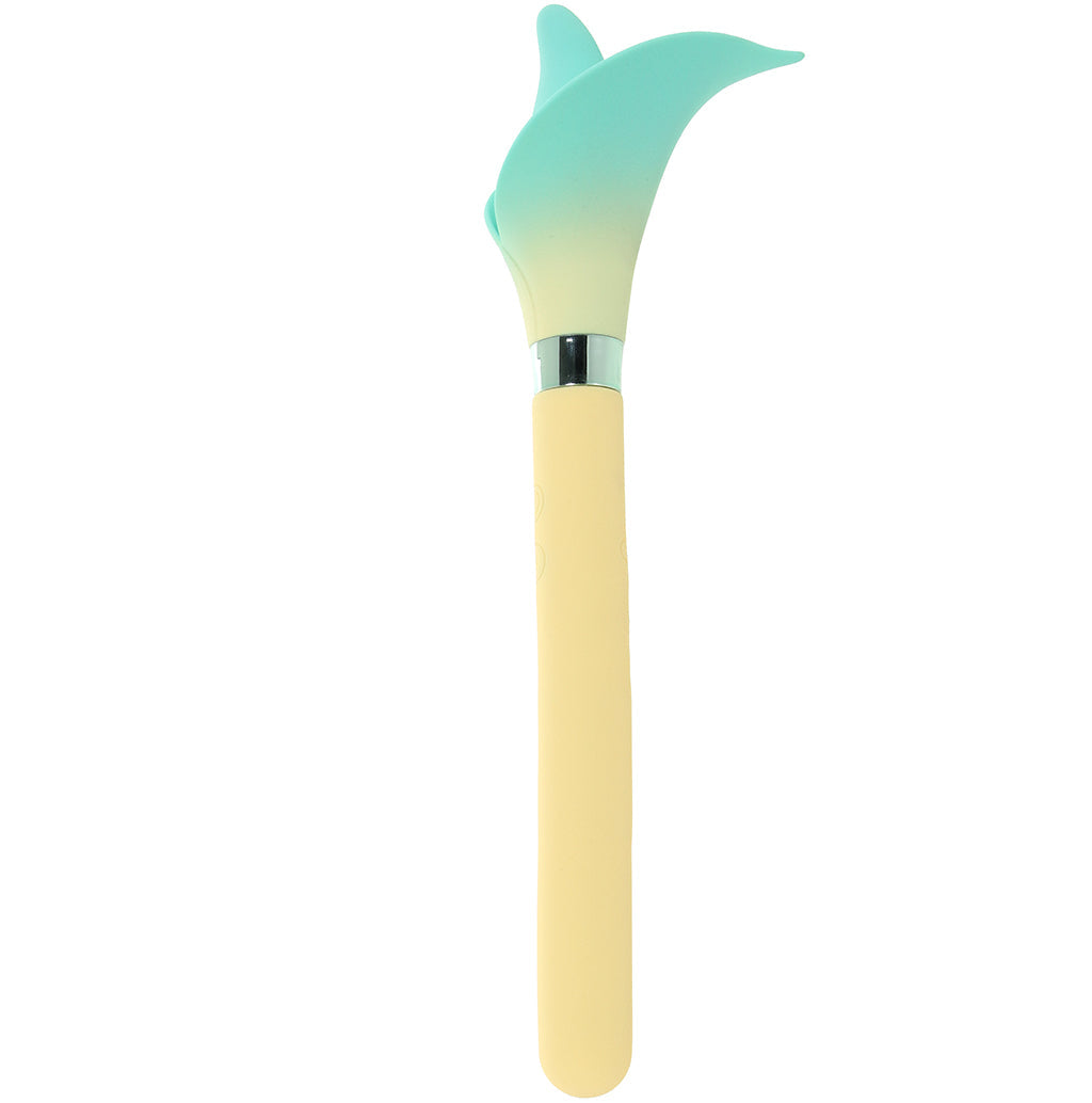 Maia Vala Fiercely Powerful Silicone Flower Vibe in Yellow - Vibrators - HoneyHugs Canada (View 5)