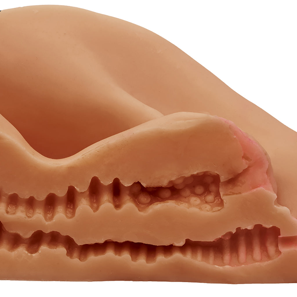 Stroke It Stroke It Life-Size Pussy Masturbator in Brown - Male Masturbators - HoneyHugs Canada (View 4)