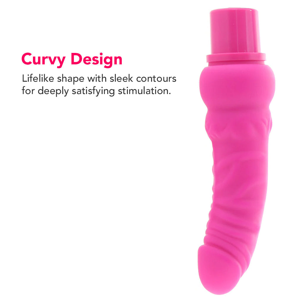 Power Studs Power Stud Rechargeable Curvy Vibe in Pink - Vibrators - HoneyHugs Canada (View 3)