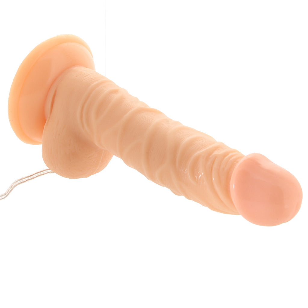 CalExotics Mr Just Right 5.25 Inch Dildo Vibe in Ivory - Vibrators - HoneyHugs Canada (View 2)