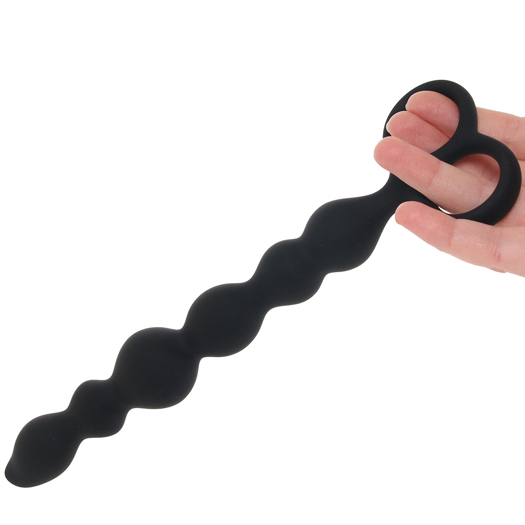 LEVELZ Beaded Silicone Anal Probe: Luxurious Rhythmic Pleasure